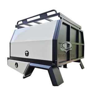 Custom esterno in alluminio doppia cabina Ute gabbia a baldacchino con cassetti - Product Image 2