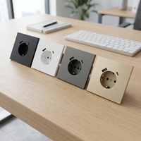 Prise murale USB-C Schuko allemande avec double ports USB Type C, résistante aux manipulations, SDK Network