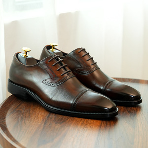 Produits en cuir haut de gamme, à la fois pratiques et luxueux, le dernier style tendance pour les tenues formelles d'affaires, chaussures en cuir pour hommes - Product Image 4