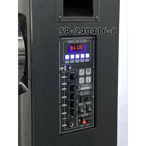 مجموعة مكبر صوت فيديو عالي الطاقة نظام صوت DJ نشط 12 بوصة مكبرات صوت بلوتوث/TF/USB/EQ/FM/AUX/MIC/TWS/LED - Product Image 4