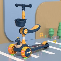 Voiture à monter pour bébé, trottinette à trois roues, trottinette pour enfant