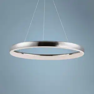 Pendentif anneau lumineux suspendu moderne anneaux 10mm pour lustre