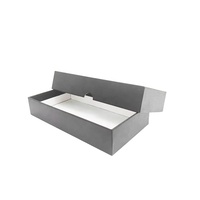 Boîtes en carton de luxe personnalisées avec logo doré, surface mate, papier de qualité supérieure, durables, pour robes, portefeuilles