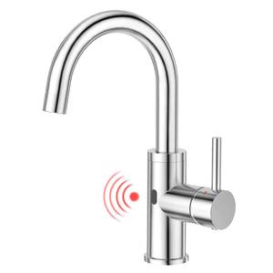 Grifo de Agua Automático Sin Contacto con Sensor Infrarrojo para Cocina y Baño, Mini Grifo de Fregadero con Sensor de Inducción de Control Paralelo - Product Image 1