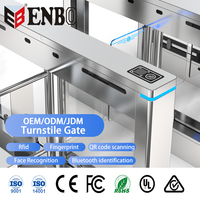 Barrière tourniquet intelligente avec capteur optique, contrôle d'accès, lecteur RFID NFC, sécurité d'entrée pour piétons