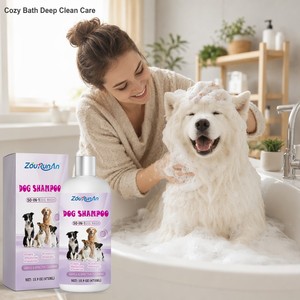 Shampoo pour chien Zourunan 400ml, nettoyage en profondeur, anti-démangeaisons, hydratant, <span class=keywords><strong>savon</strong></span> naturel pour <span class=keywords><strong>le</strong></span> bain des animaux de compagnie, pour chats et chiens, soin du pelage, OEM, vente en gros - Product Image 6