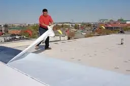 Perekat diri Bitumen bitanous tahan air membran logam lapisan atap untuk penggunaan luar ruangan bahan tahan air