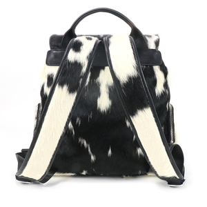 Premium Plush Texture Original Designer <b>Backpack</b> Fashion Cow Print Travel <b>Backpack</b> with Adjustable Straps - Product Image 2