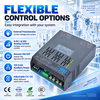 Alimentation industrielle à découpage 4000W 12V 24V 48V 110V 220V CC réglable CV CC avec affichage numérique et télécommande