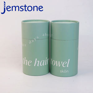 Custom Eco Friendly Clothes Round Silk Scarf Cylinder Packaging Printed Shirt Cardboard Kraft Tube Paper Tube for <b>Towel</b> - Product Image 1