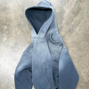 Sweat-shirts à capuche personnalisés pour hommes 100 % coton, collection automne, écologiques, coupe oversize, streetwear épais, service OEM - Product Image 3