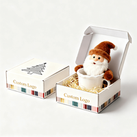 Grandes boîtes à cadeaux de Noël de luxe personnalisées boîtes d'expédition en papier et en carton pour brillant à lèvres, soins de la peau, tasses et bougies.