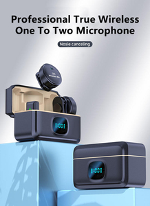 Microphone sans fil portable mini, réduction du bruit, micro cravate, <span class=keywords><strong>enregistreur</strong></span> audio plug-and-play pour vlog, interview, streaming - Product Image 3