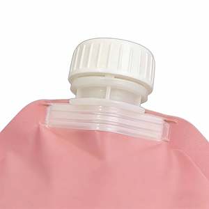 Bolsa <span class=keywords><strong>de</strong></span> Plástico Plegable Portátil con Boquilla para Almacenamiento <span class=keywords><strong>de</strong></span> Líquidos, Bebidas, Cerveza, Jugo, <span class=keywords><strong>Aceite</strong></span>, <span class=keywords><strong>de</strong></span> 5 Litros, con Logotipo Personalizado - Product Image 2