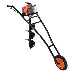 63cc Paalgat <span class=keywords><strong>Digger</strong></span> Kruiwagen 2-takt Gas Aangedreven Hand Duw Aarde Vijzel Gas Aangedreven Post Gat <span class=keywords><strong>Digger</strong></span> Tuinboom Planten - Product Image 6
