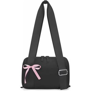 Bolso Tote Urbano Minimalista con Elemento Acolchado, Cierre de Cremallera y Doble Asa para Atuendos Casuales Diarios de Mujer - Product Image 5