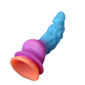 Groothandel Hoge Kwaliteit Populaire Buitenaardse Gloeiende Vloeistof Siliconen <span class=keywords><strong>Dildo</strong></span> Realistische Monster Fantasie Volwassen Speelgoed <span class=keywords><strong>Dildo</strong></span> Dames - Product Image 2