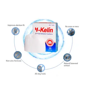 असली निर्माता के ऊपरी कृत्रिम दांतों के लिए तकिया कृत्रिम दांतों की पंक्ति चिपकने वाला