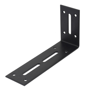 L'<span class=keywords><strong>étagère</strong></span> d'angle réglable industrielle rustique soutient le noir blanc en acier laminé à froid résistant S M L de forme L - Product Image 2