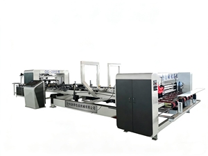 Machine automatique de pliage, collage et couture de cartons pour boîtes en carton ondulé - Product Image 1