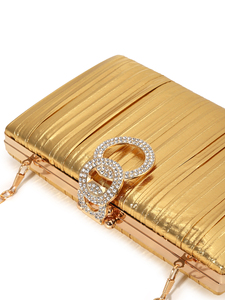 Bell Original Luxury Branded PU Leather Black Square Evening <b>Clutch</b> Bag Chains Party <b>Wedding</b> Banquets Elegant Designer - Product Image 6