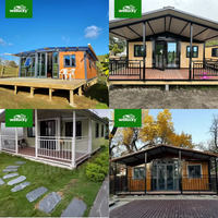 Casas Prefabricadas Portátiles de Diseño Moderno de 30 Pies, de Dos Pisos, con 2, 3, 4 o 5 Dormitorios, con Terraza, Listas para Usar, Tipo Granny Flat