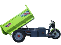 Prix usine tricycle électrique batterie au lithium 3 roues benne hydraulique camion de fret robuste pour une utilisation en usine ferme