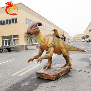 Dinosaure Parasaurus animatronique réaliste à monter - Électrique, intérieur/extérieur, thème jurassique, étanche - Product Image 6