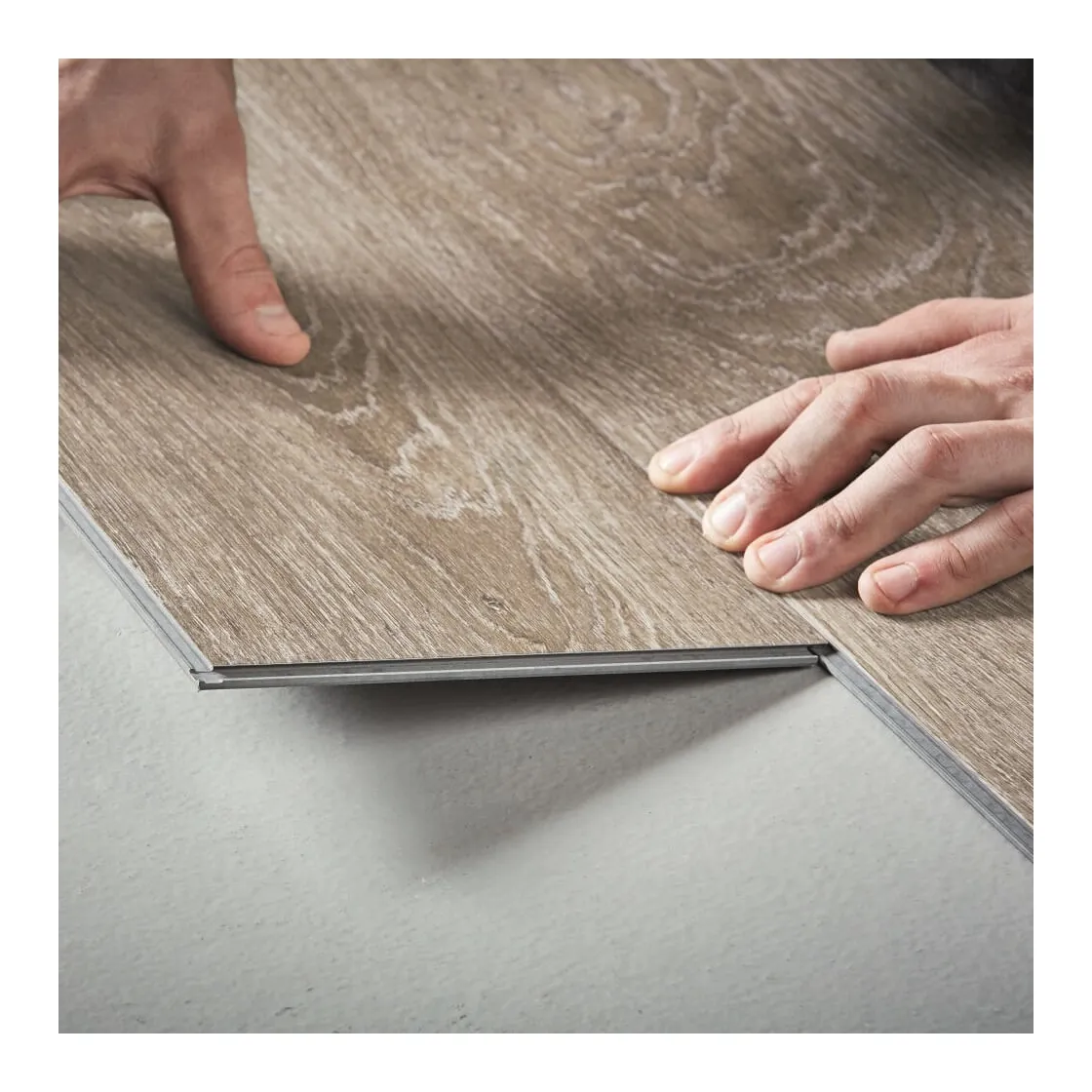 Carrelage étanche en vinyle en PVC LVT, le plus récent prix du marché, système de verrouillage en Super Unilin Standard américain, revêtement Flexible