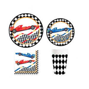 Artículos para Fiestas de Carreras DAMAI, Artículos para Fiestas de Autos de Carrera, Vajilla con Temática Deportiva para Niños, Cumpleaños, Baby Shower - Product Image 1