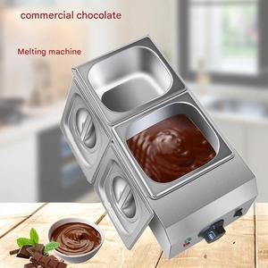 Mini điện máy làm sô cô la 2-bể sô cô la ấm nóng chảy nồi với Máy trộn bánh mì máy làm thịt Slicer - Product Image 3