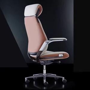 <span class=keywords><strong>Silla</strong></span> de oficina ejecutiva de cuero sintético de diseño moderno al por mayor, base cromada, altura ajustable, <span class=keywords><strong>escalera</strong></span> giratoria trasera competitiva - Product Image 5
