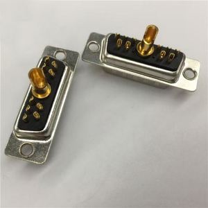 D-SUB 3W3 Male Conector High <b>Power</b> Right Angle 3W3 <b>Plug</b> R/A DIP Type 3W3 Male Connector for PCB - Product Image 6