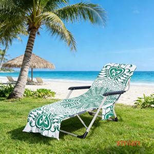 Funda de Silla de Playa de Felpa Personalizada de Poliéster con Impresión a Doble Cara, Duradera <span class=keywords><strong>para</strong></span> Uso Prolongado en Resorts - Product Image 2