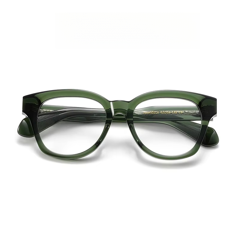 Cadre vert transparent