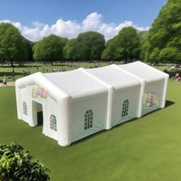 Nouvel Hangar Gonflable Géant Commercial pour Expositions, en PVC Imperméable et Durable, pour Extérieur, Couleur et Logo Personnalisables, Installation Facile