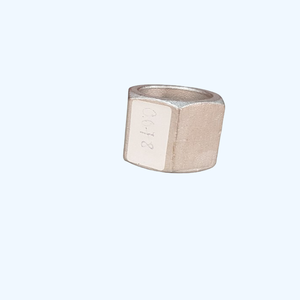 Raccords de tuyauterie en laiton et acier inoxydable argentés sur mesure de 1/2 po, haute spécification, pour diverses industries, avec tête hexagonale moulée - Product Image 2