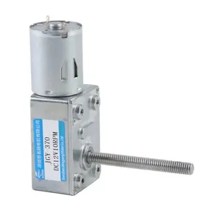 6V 12V 24V DC Worm Gear Reducer Motor M6 Threaded Shaft 50mm Adjustable Speed JGY370-4632