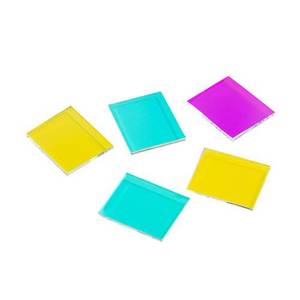 Filtre de couleur dichroïque en verre optique GOBO, épaisseur de 0,2 à 0,7 mm - Product Image 6