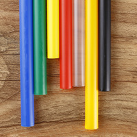 Pailles en plastique jetables pour Bubble Tea, Smoothies, Milkshakes et Boissons Boba