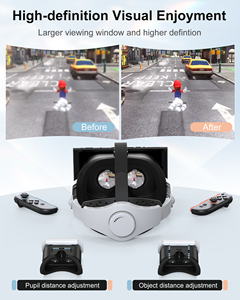 STARTRC GAMES Auriculares <span class=keywords><strong>VR</strong></span> Mejorados para <span class=keywords><strong>Switch</strong></span> 2 |   Gafas de Realidad Virtual 3D Inmersivas <span class=keywords><strong>con</strong></span> Mayor Comodidad y Campo de Visión Ampliado - Product Image 2