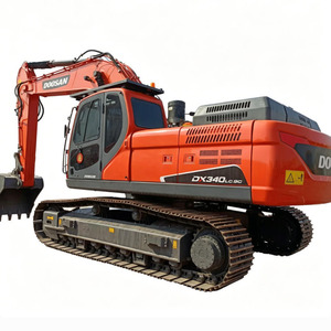 Low Fuel Consumption Hot Sale <b>Second</b> <b>Hand</b> Original Doosan DX340LC 2024 Model 34 Ton Large Hydraulic Crawler Digger 1.8m Bucket - Product Image 1