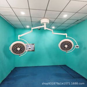 Lámpara Quirúrgica de Doble Cabezal LED de 150w, Fuente de Luz Fría sin Sombra, Iluminación para Operaciones Veterinarias, Certificación CE - Product Image 3