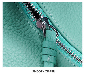Borsa a Spalla da Donna di Lusso 2026 in Vera Pelle, Modello Hobo con Grana Lychee, Borsa a Secchiello Geometrica in Pelle Bovina con Tracolla Regolabile - Product Image 5