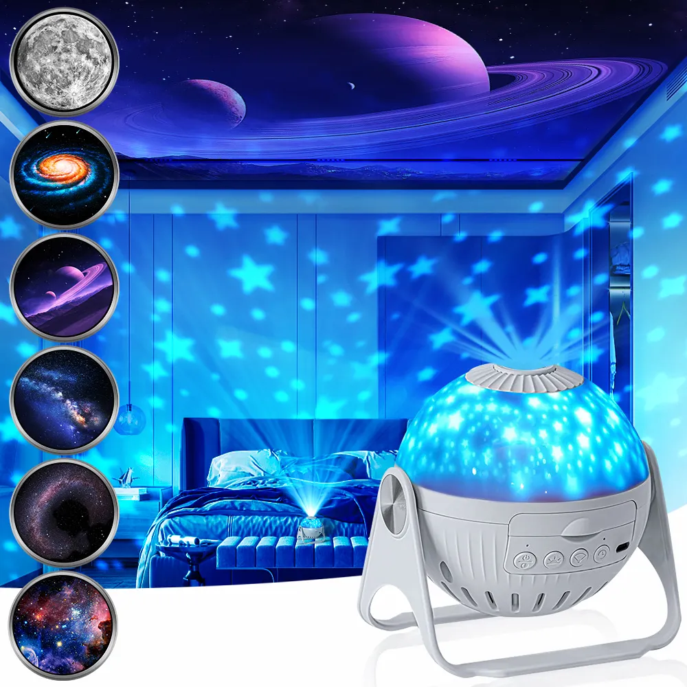 Star Projection Light proiettore per bambini luce Cute Galaxy Starry Lamp Space Night Photo Light Bedtime Learning Fun Toys