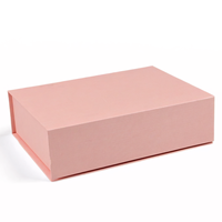 Emballage magnétique de boîte-cadeau de carton rigide de forme de livre avec le ruban pour des produits de marque de luxe