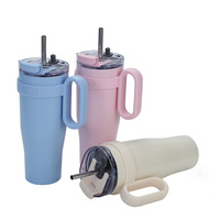 Gobelet isotherme en acier inoxydable 40 oz, design 2024, éco-responsable, minimaliste, couleurs et logo personnalisables, Atlas DrinkWare HANDGRIP