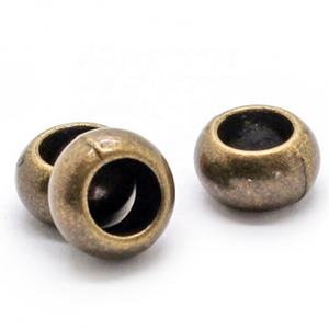 Chaînes en alliage de zinc rondes à gros trous, style vintage antique doré, espaceurs lâches pour la fabrication de bijoux perlés par <span class=keywords><strong>Jadear</strong></span> - Product Image 1