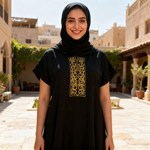 ผู้จัดจำหน่ายจากจีน เสื้อคลุมอาบายะห์ทันสมัย สวยงาม สวมใส่สบาย เหมาะสำหรับทุกวัน ดีไซน์เรียบง่ายแต่โดดเด่น สำหรับสตรีชาวมุสลิม - Product Image 4