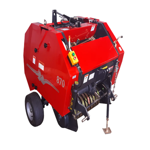 Livraison dans le monde entier nouvelle mini presse à foin ronde avec moteur d'approbation CE et composants de base de boîte de vitesses prix modérés - Product Image 1